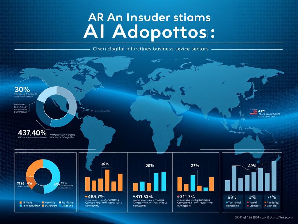 Global AI Adoption Infographic