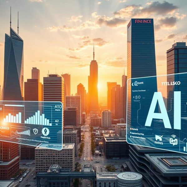 how many business sectors is ai in
