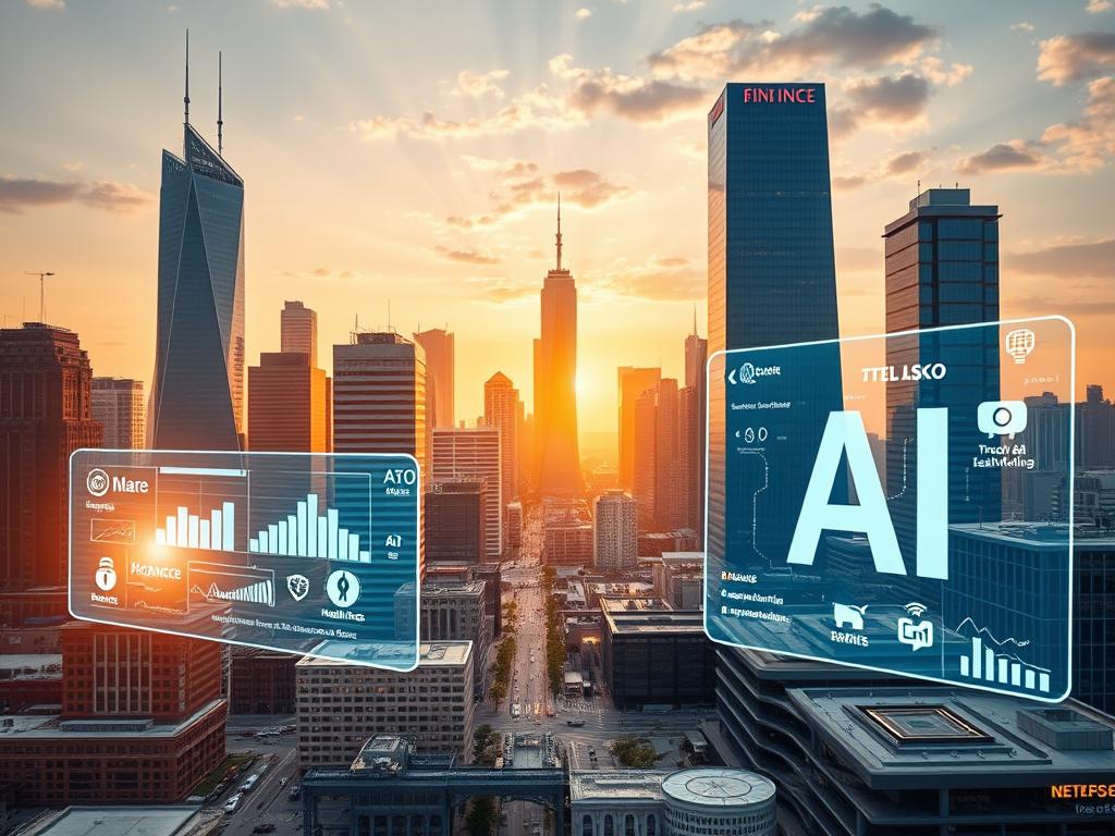 how many business sectors is ai in