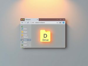 how to access d drive on network computer