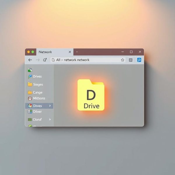 how to access d drive on network computer